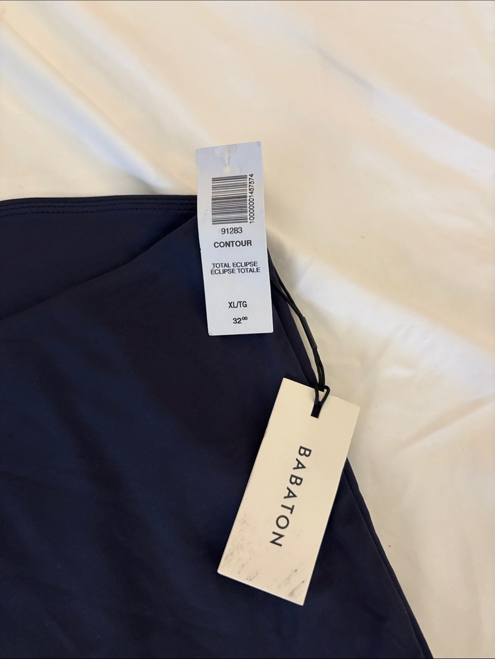 Babaton by Aritzia Navy Blue Contour Tube Top!!! - Picture 3 of 6